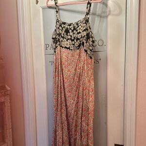 NATURAL LIFE Tricia Floral Maxi Dress - XL -This color sold out!